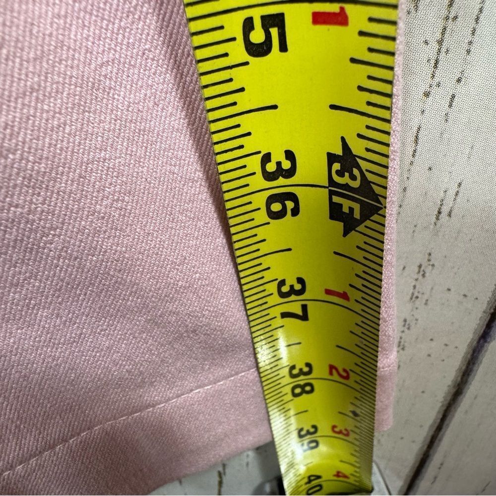 St John Sport Essentials By Marie Gray Stretch Light Pink Crop High Waist Pants - Picture 15 of 15
